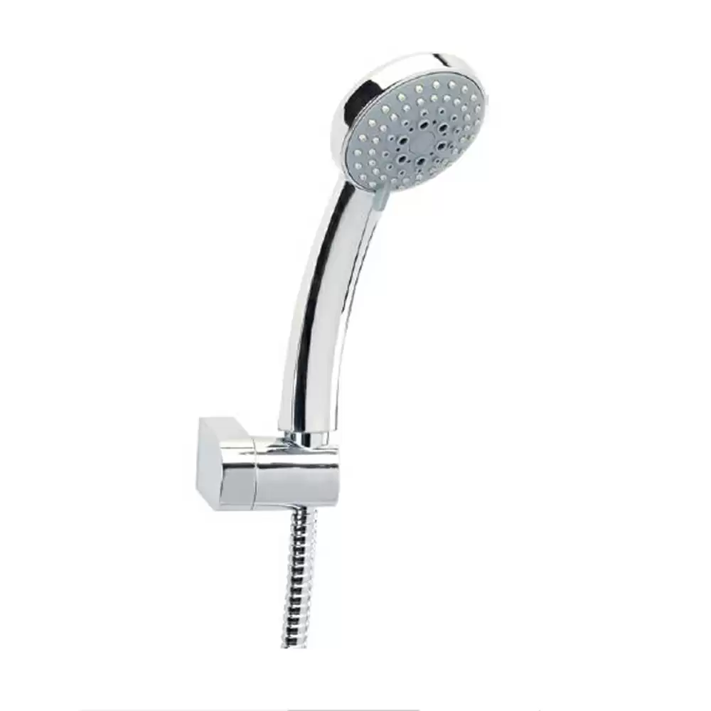 Parryware T9982A1 Multi Flow 80 mm Hand Shower With Hose and Hook- Chrome Finish