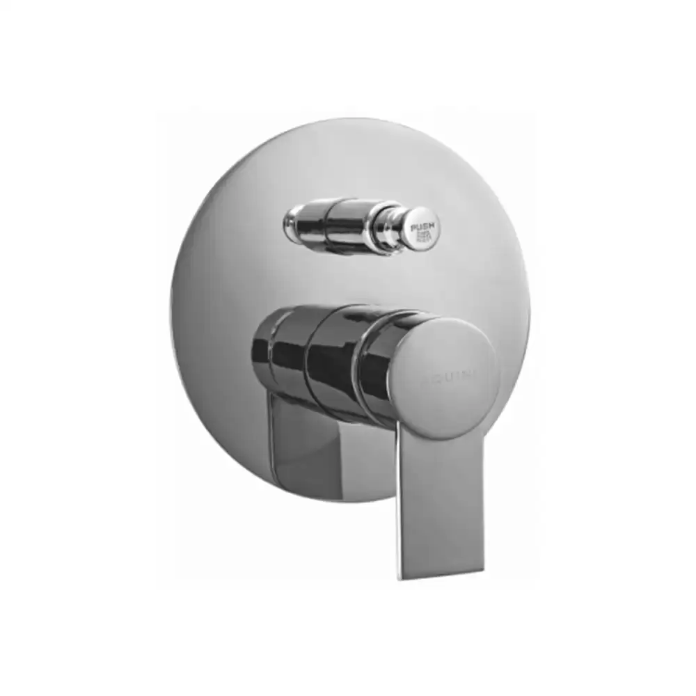 Aquini Adele 20 mm Exposed Set For High Flow Single Lever Concealed Divertor - Chrome Finish