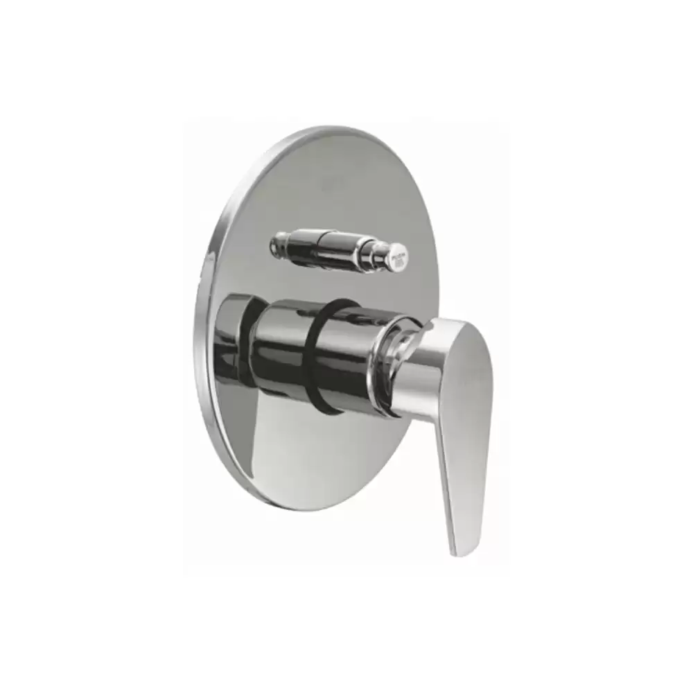 Aquini Amore 20 mm Exposed Set for High Flow Single Lever Concealed Divertor - Chrome Finish