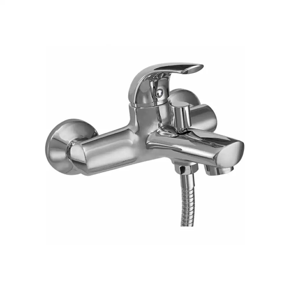 Aquini Ardis Single Lever Wall Mixer with Provision for Hand Shower - Chrome Finish