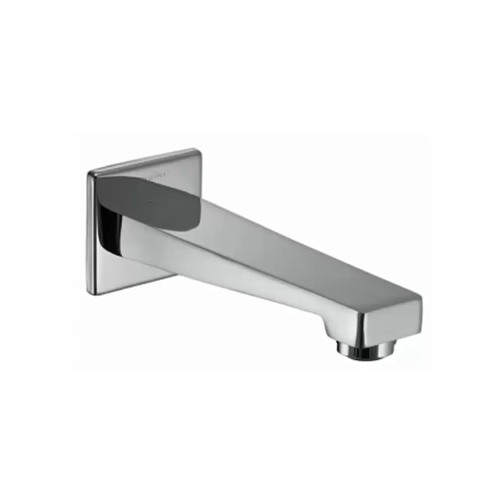 Aquini Arrigo Wall Spout With Wall Flange - Chrome Finish