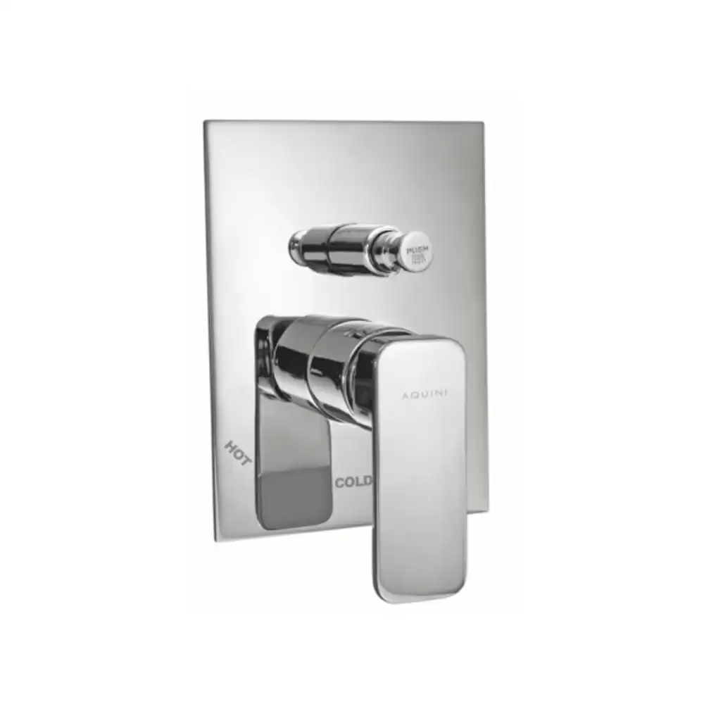 Aquini Arrigo 20 mm Exposed Set For 3-Inlet Single Lever Concealed Divertor - Chrome Finish