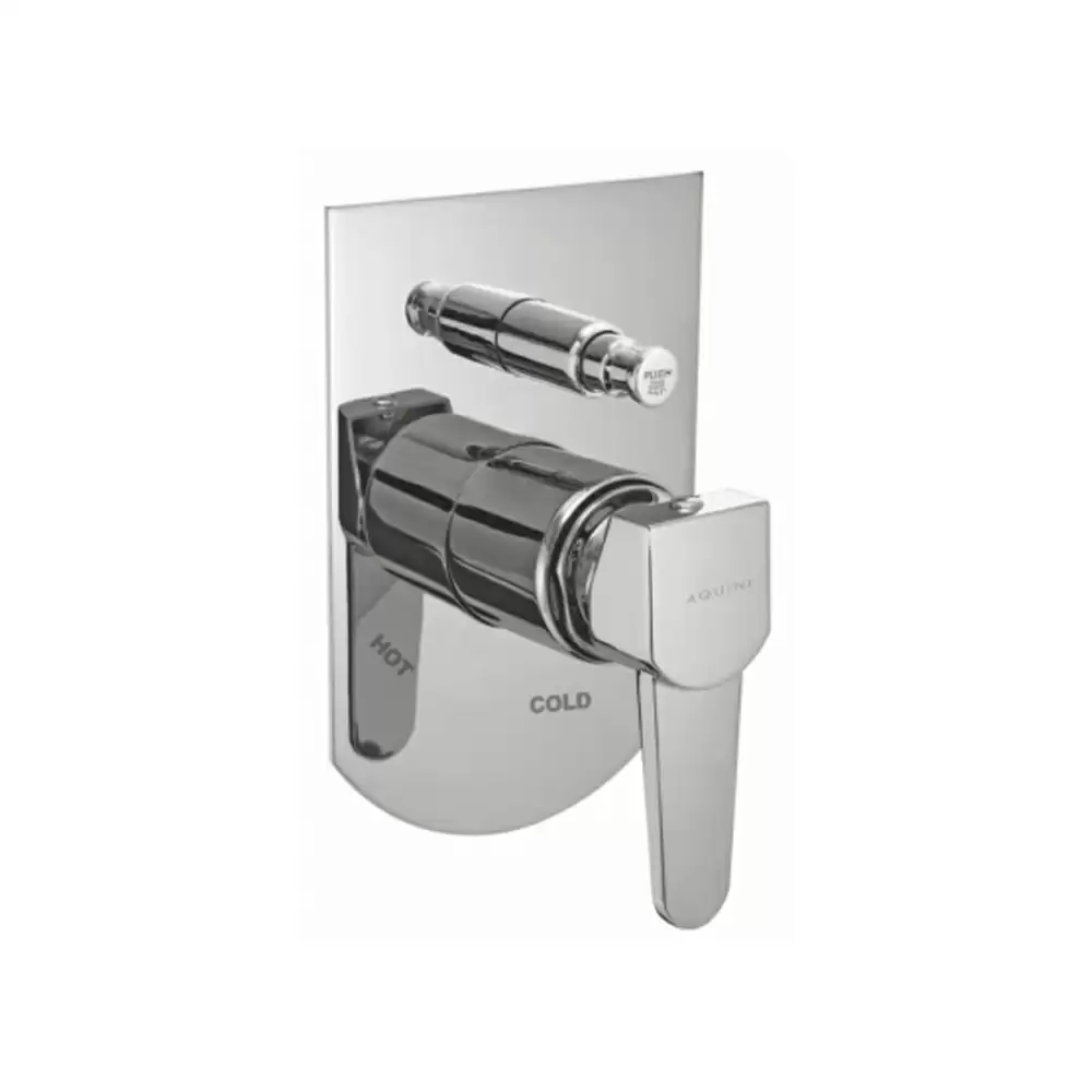 Aquini Avila 20 mm Exposed Set For 3-Inlet Single Lever Concealed Divertor - Chrome Finish