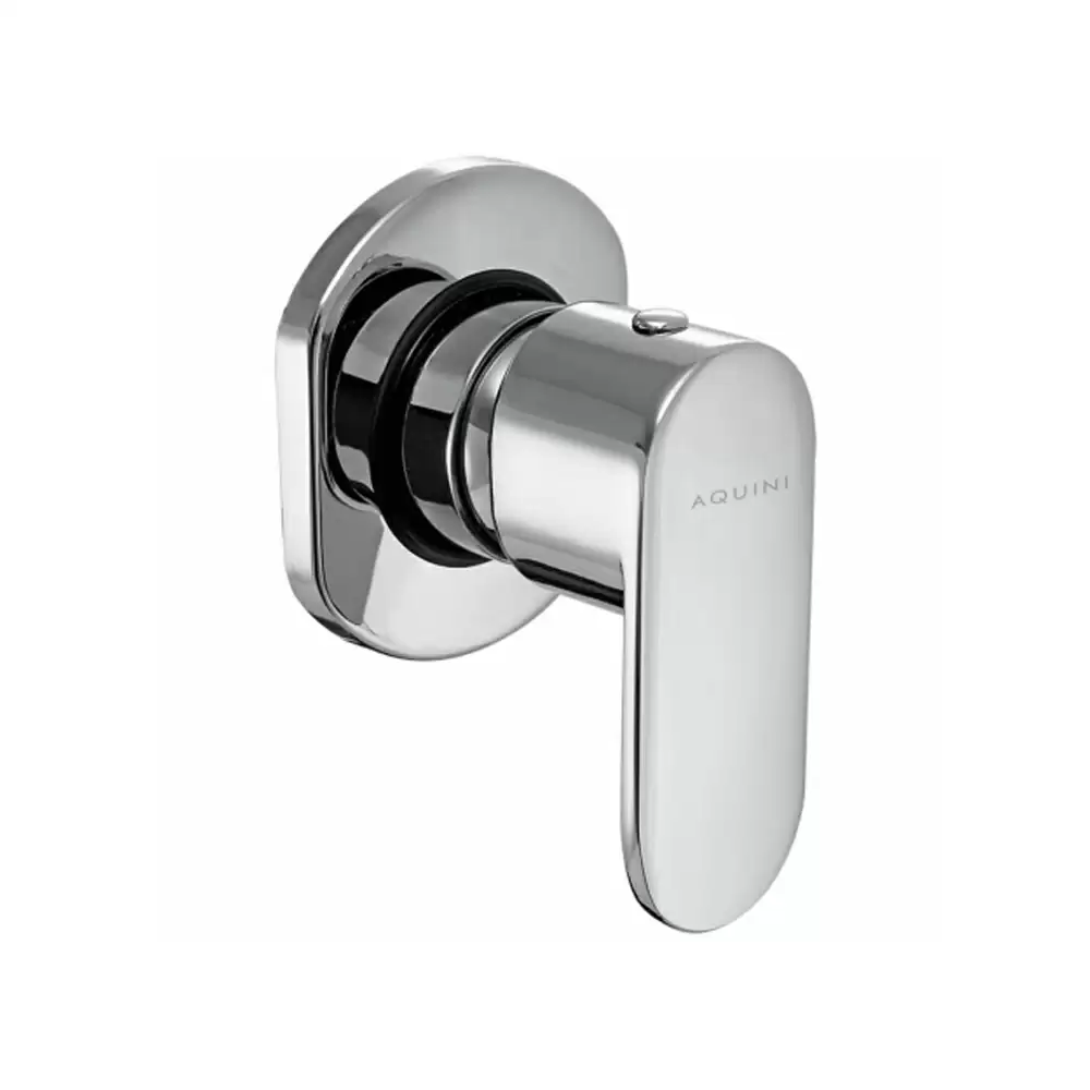 Aquini Azzuro Concealed Stop Cock With Sliding Adjustable 15 mm Wall Flange - Chrome Finish