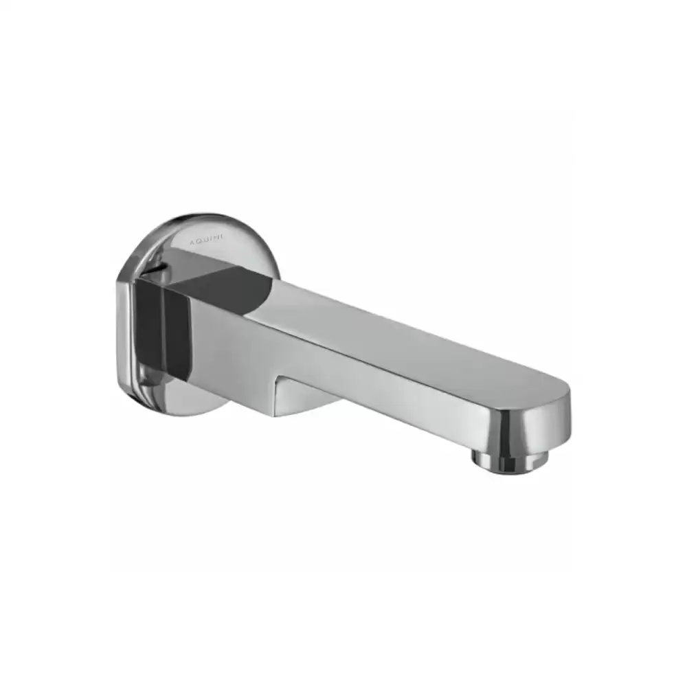 Aquini Azzuro Wall Spout With Wall Flange - Chrome Finish