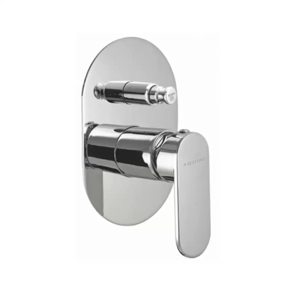 Aquini Azzuro 20 mm Exposed Set For High Flow Single Lever Concealed Divertor - Chrome Finish