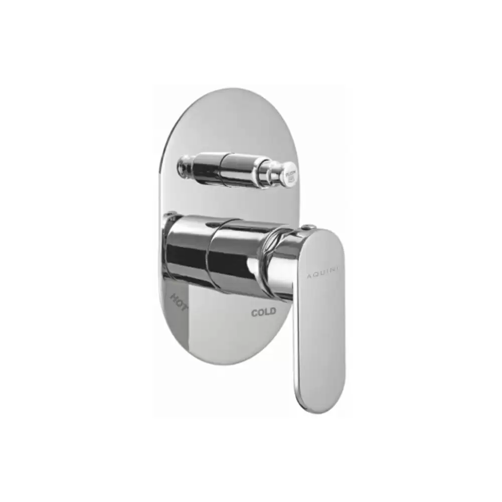 Aquini Azzuro 20 mm Exposed Set For 3-Inlet Single Lever Concealed Divertor - Chrome Finish