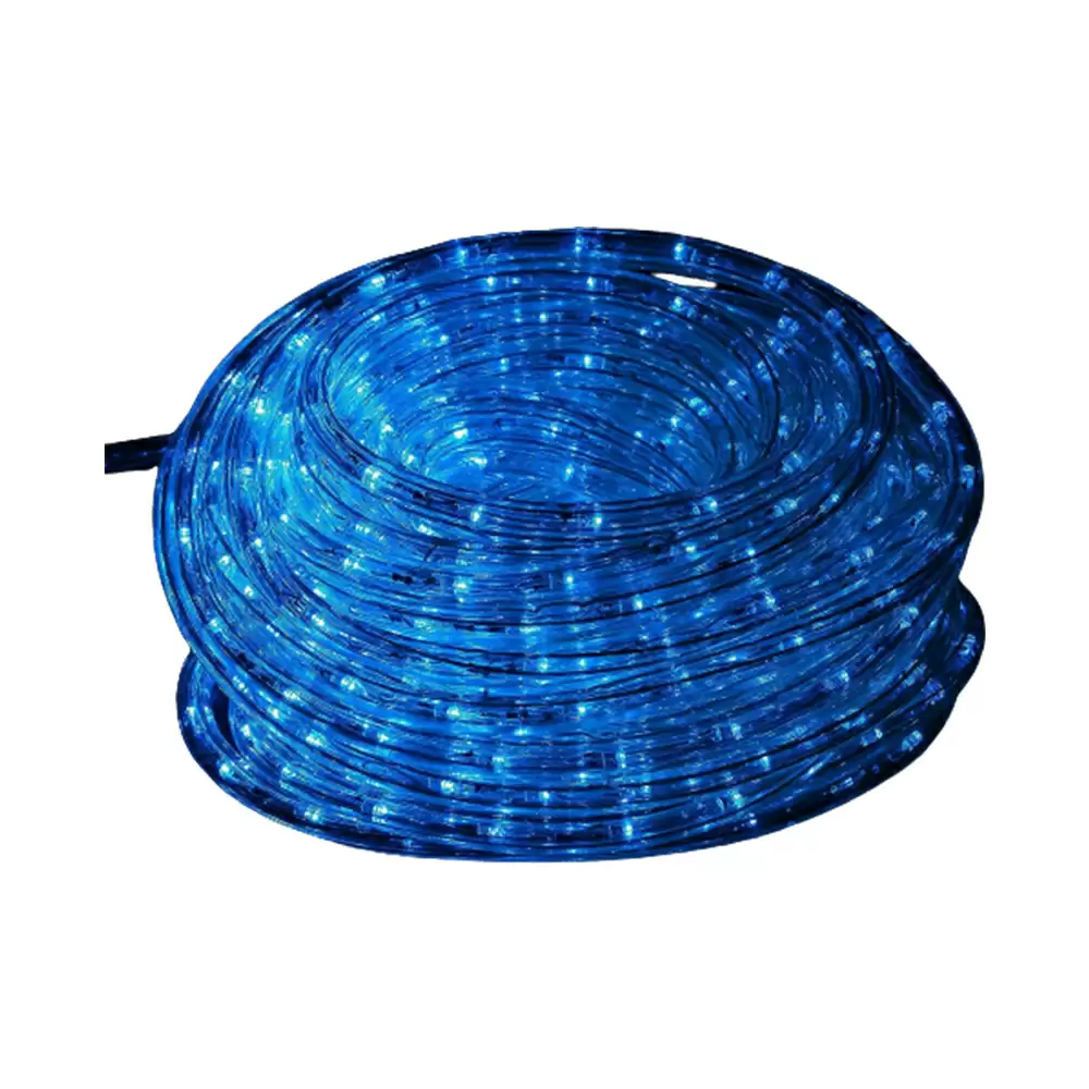 LumoGen 60 Watt 18 Meter Waterproof LED Rope light with connector - (Blue)