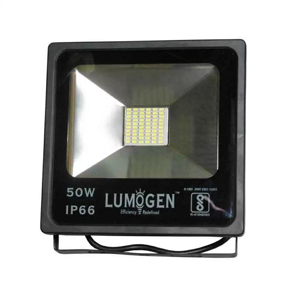 LumoGen 50 Watt Heavy Duty SMD LED Flood Light - (Warm White)