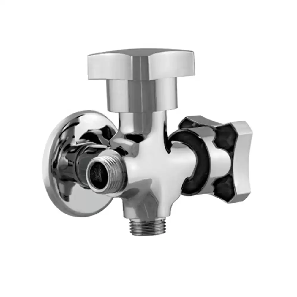 Parryware G021YA1 Jade Wall Mount Two Way Angle Valve- Chrome Finish