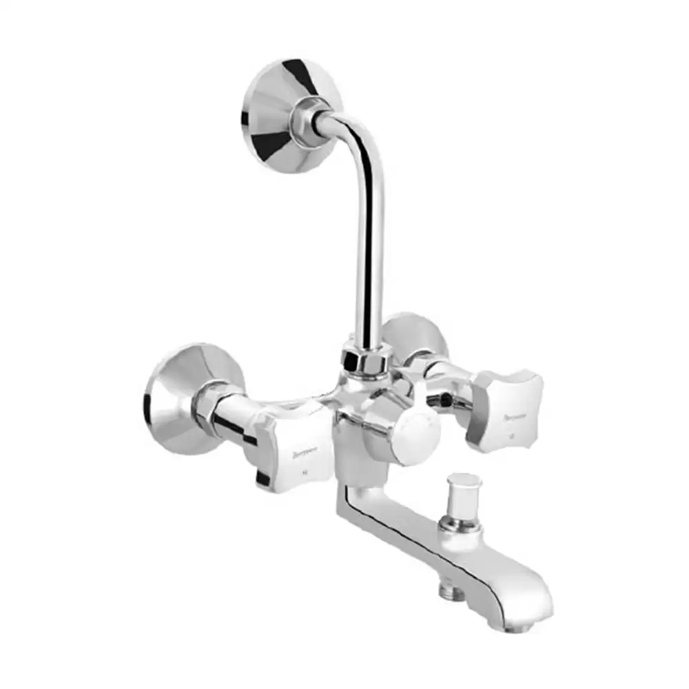 Parryware G022FA1 Jade Wall Mount 3-in-1 Wall Mixer- Chrome Finish