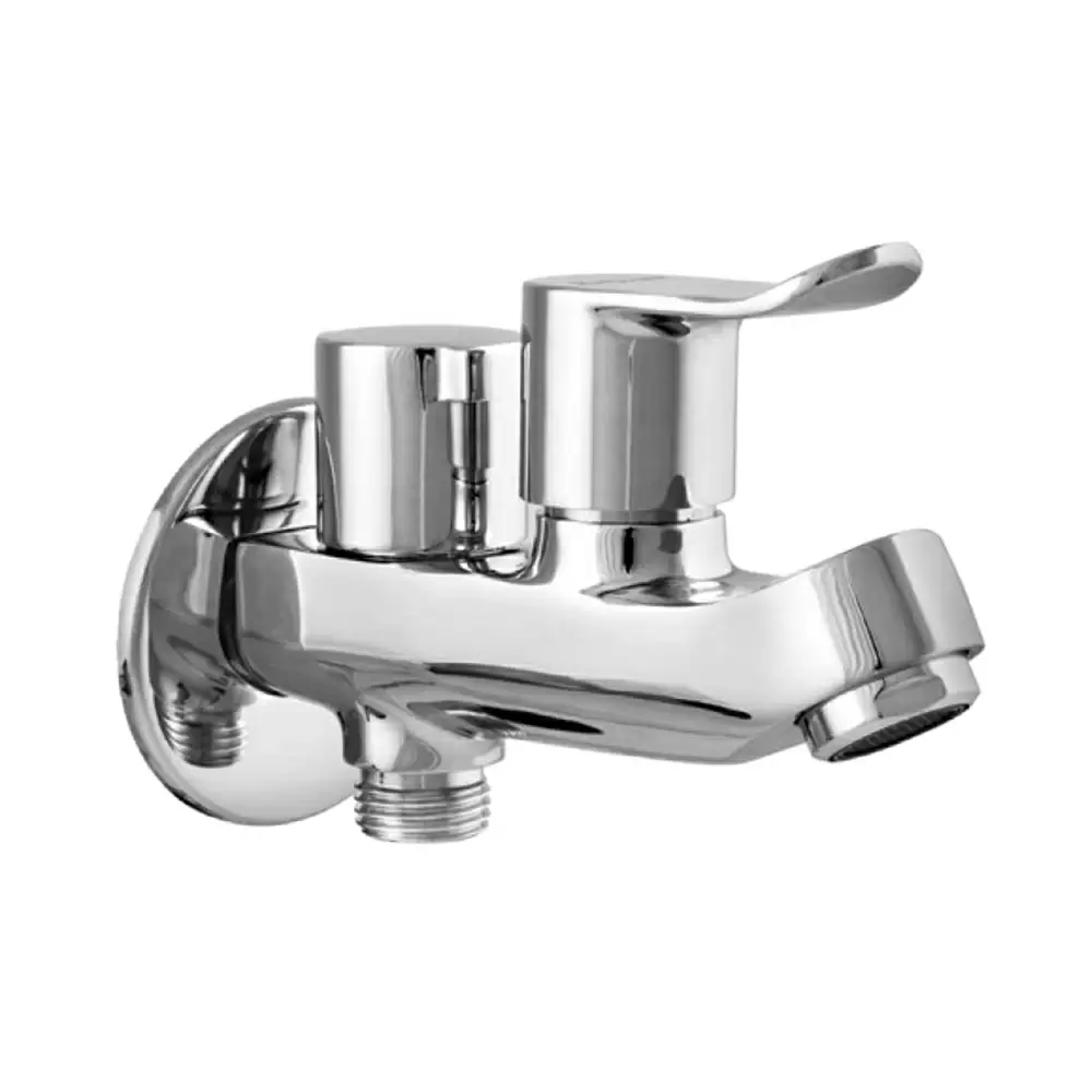 Parryware G2734A1 Alpha Wall Mounted Two Way Bib Cock- Chrome Finish