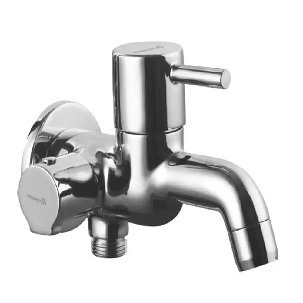 Parryware G3334A1 Agate Pro Wall Mounted Two Way Bib Cock With- Chrome Finish