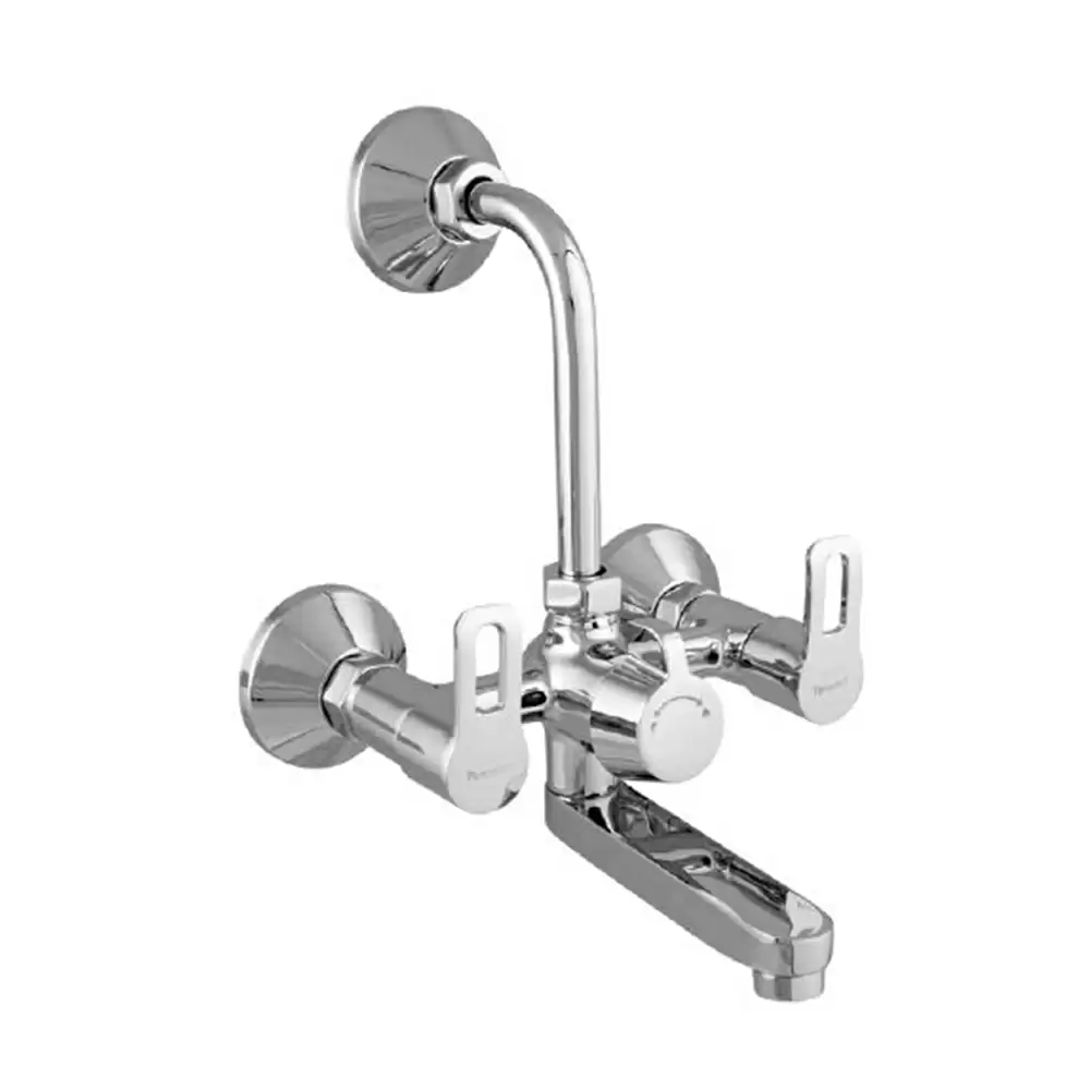 Parryware G3816A1 Pluto Wall Mounted 2-in-1 Wall Mixer With Flat Flange- Chrome Finish