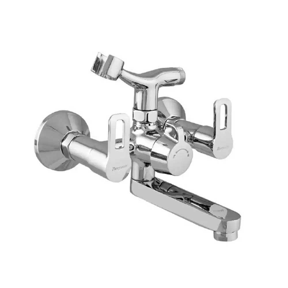 Parryware G3819A1 Pluto Wall Mounted Wall Mixer With Crutch- Chrome Finish