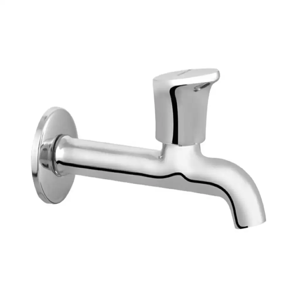 Parryware G4706A1 Droplet Wall Mounted Long Body Bib Cock- Chrome Finish