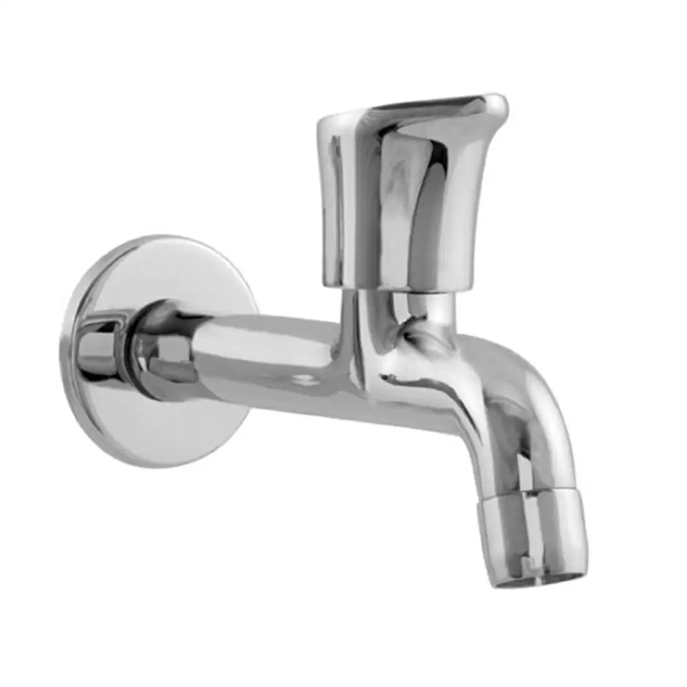 Parryware G4747A1 Droplet Wall Mounted Long Body Bib Cock With Aerator- Chrome Finish