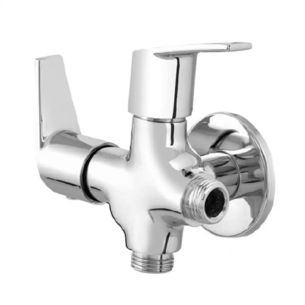 Parryware G481YA1 Edge Wall Mounted Two Way Angle Valve- Chrome Finish