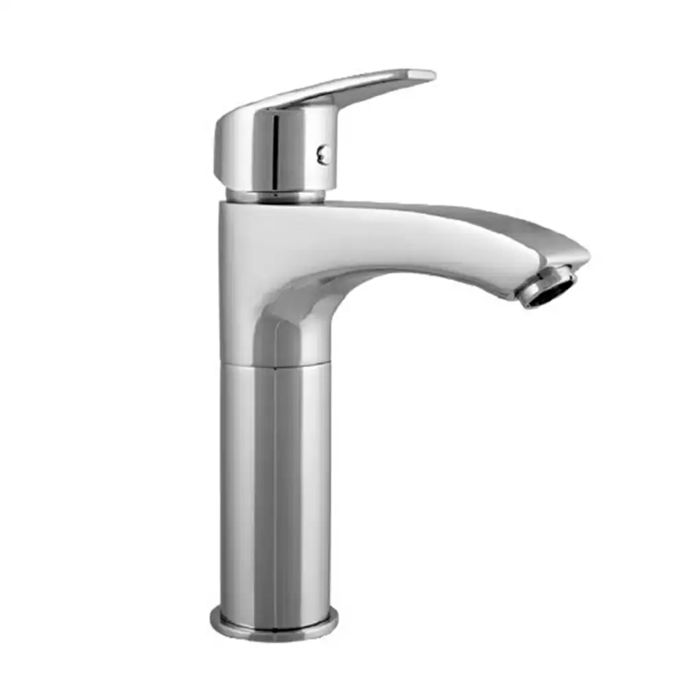 Parryware G4863A1 Edge Deck Mounted High Neck Basin Mixer (Medium)- Chrome Finish