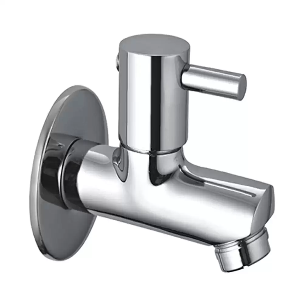 Natraj GD 2208 Grande Series Brass Bib Cock Tap- Chrome Finish