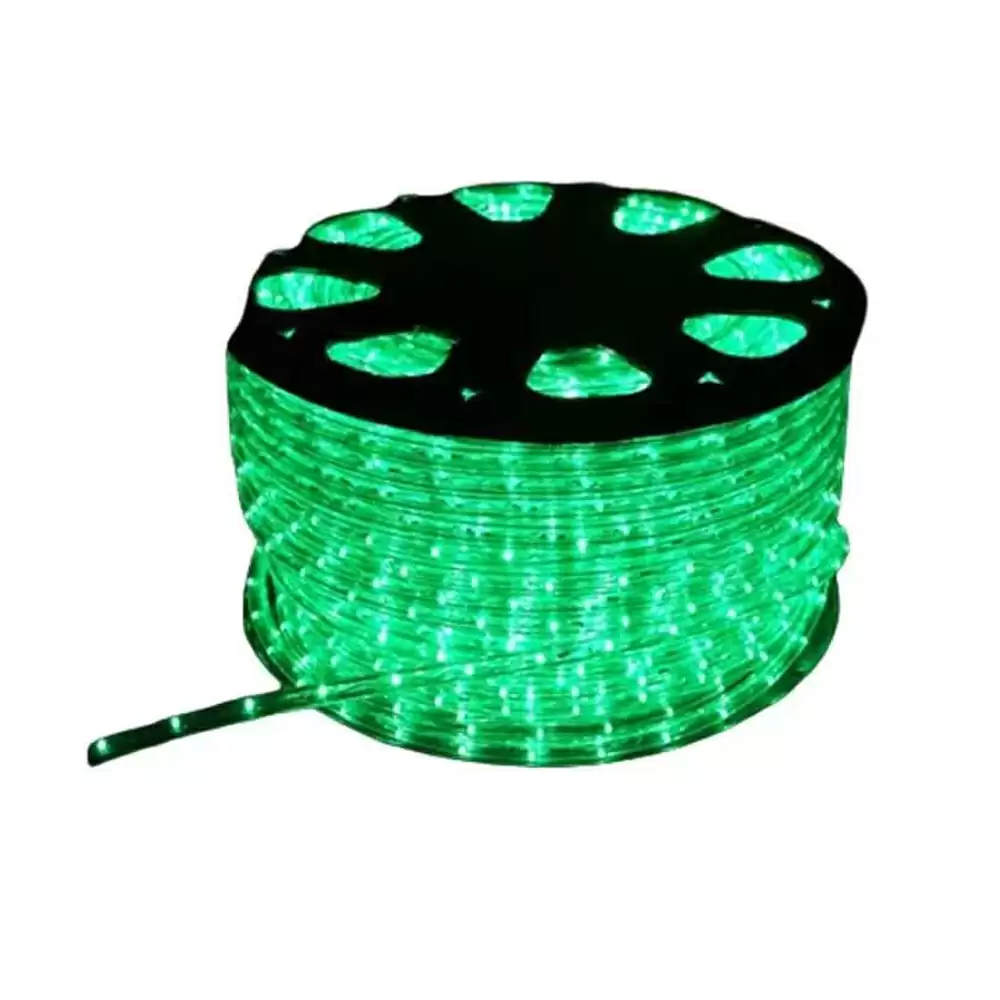 LumoGen 60 Watt 18 Meter Waterproof LED Rope light with connector - (Green)