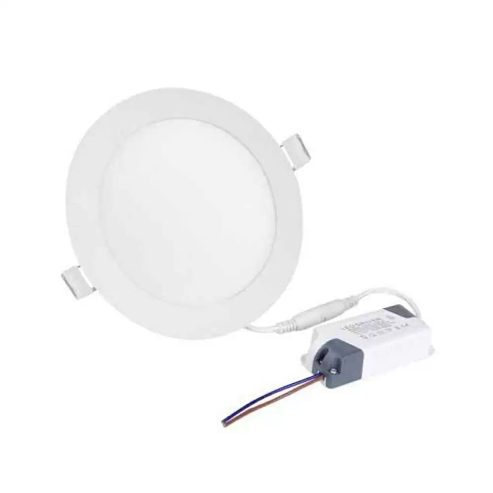 EGK 18W 6500K Round LED Panel Light With Driver, Cool White 