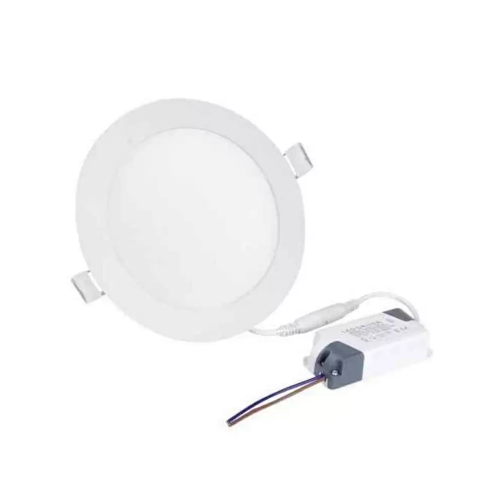 EGK 6W 3000K Round LED Panel Light With Driver, Warm White