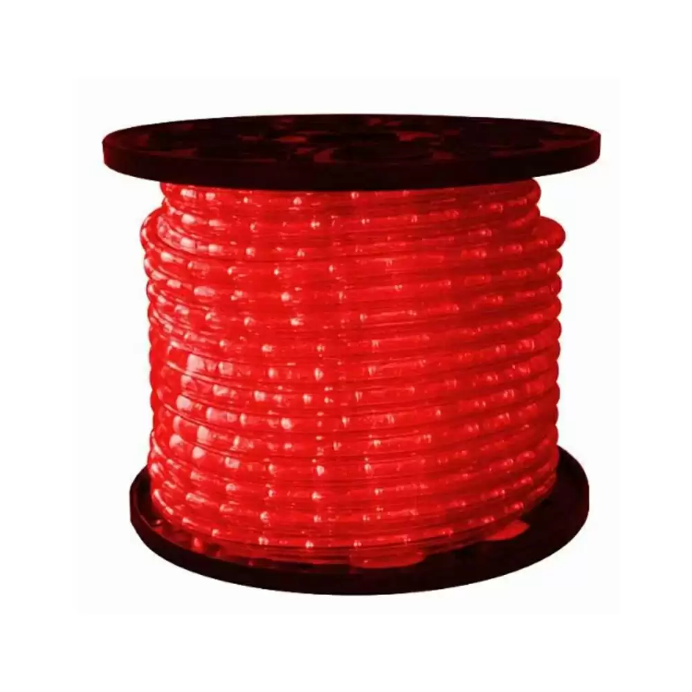 LumoGen 60 Watt 18 Meter Waterproof LED Rope light with connector - (Red)