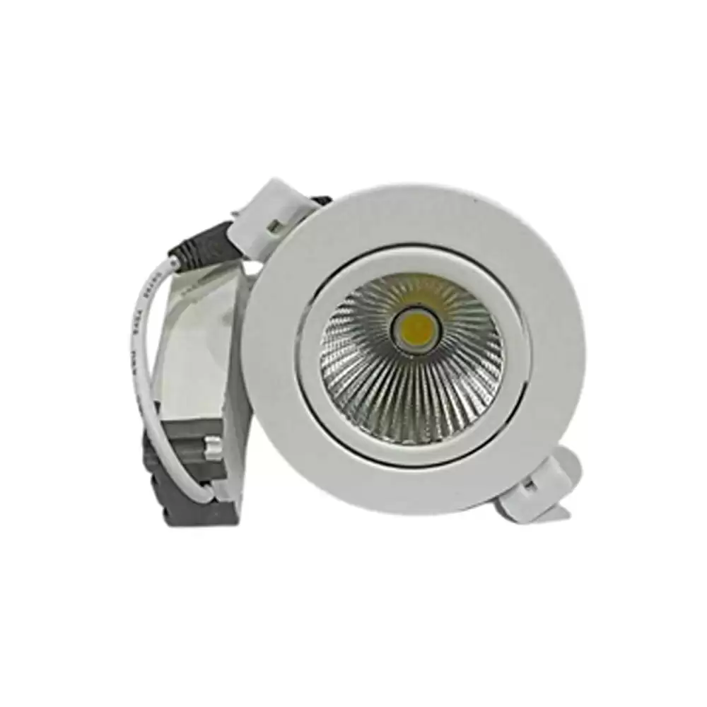 Syska 9 Watt COB LED Downlight, Cool White - SSK-DLE-9W