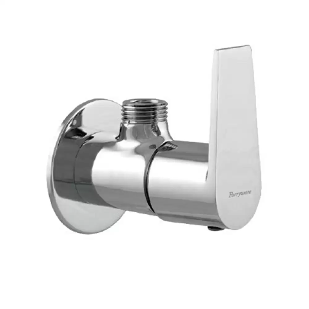 Parryware T1372A1 Praseo Wall Mount Angle Valve With Flange- Chrome Finish