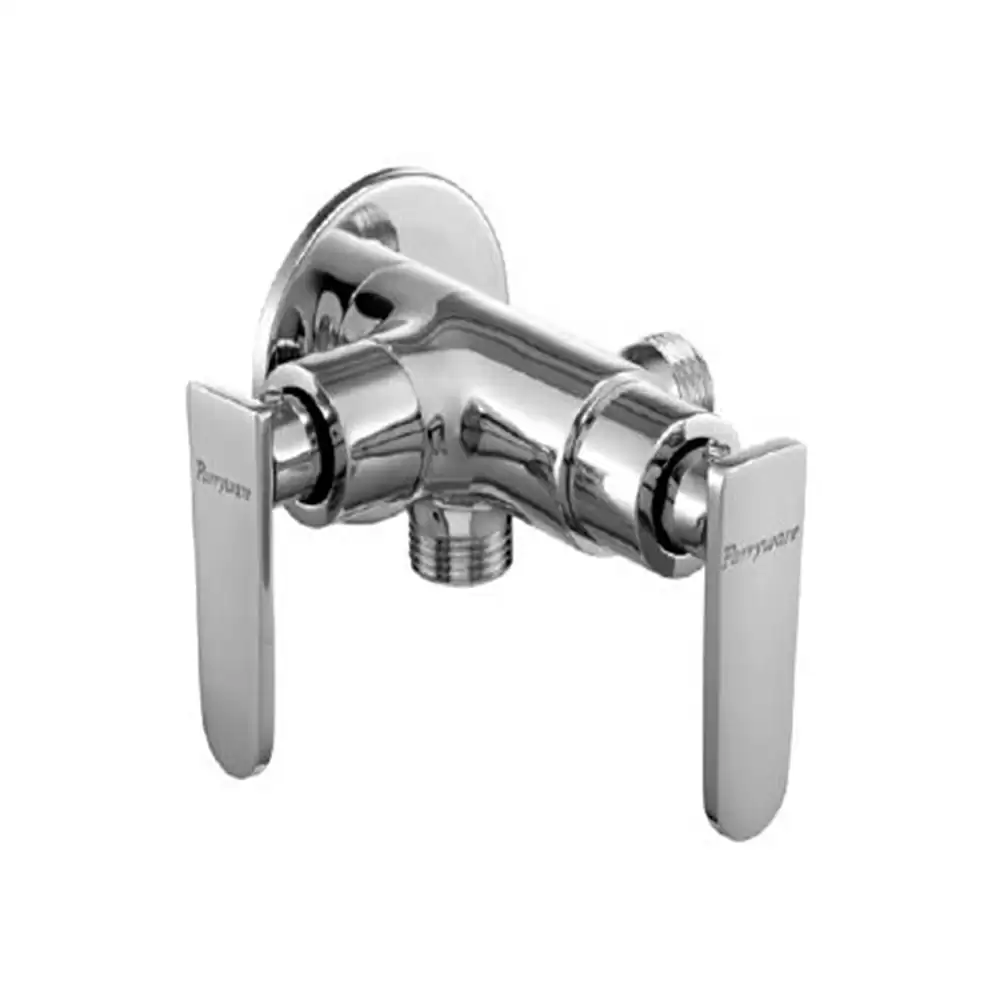 Parryware T1943A1 Casa Wall Mounted Two Way Angle Valve- Chrome Finish