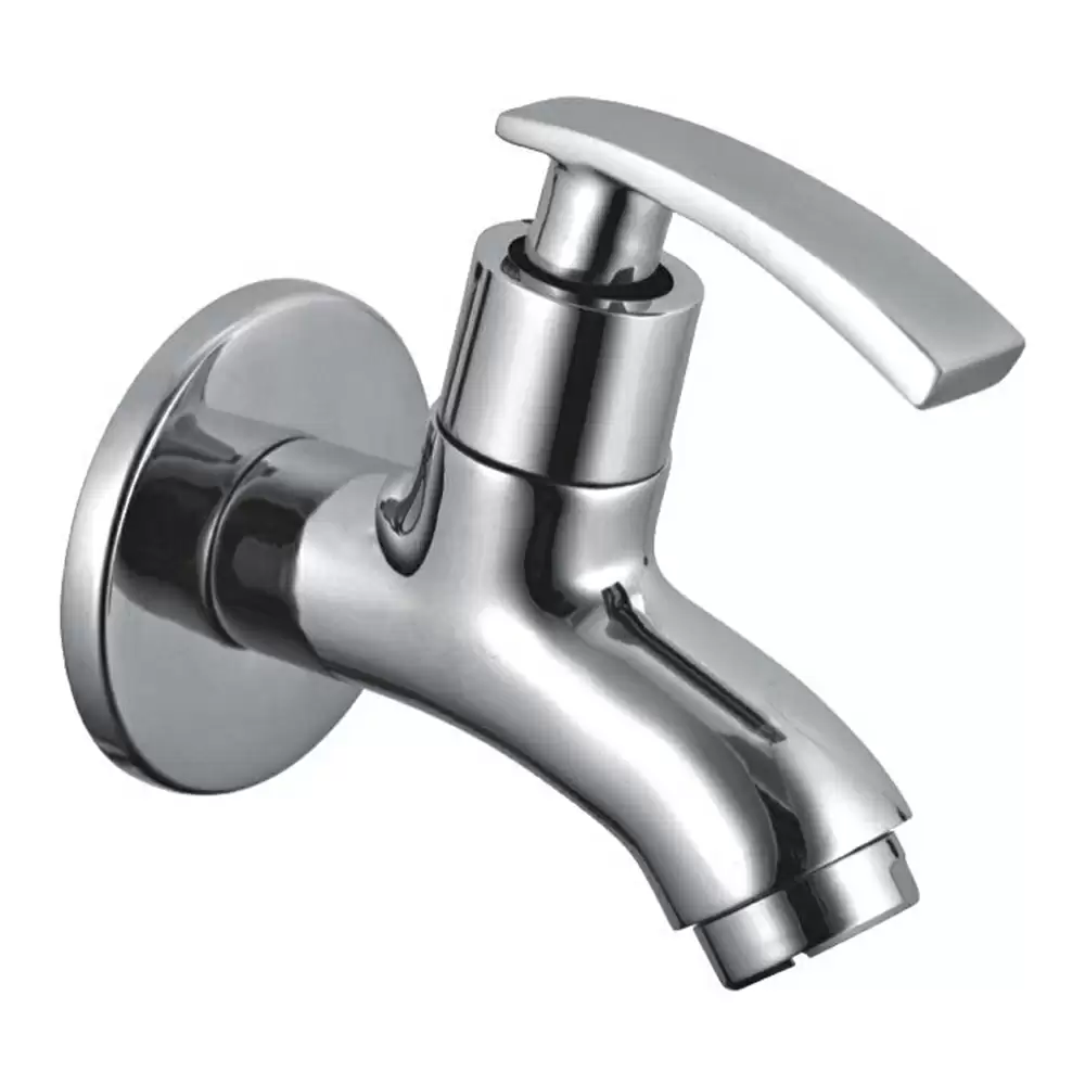 Natraj VG 2708 Virgin Series Brass Bib Cock Tap- Chrome Finish