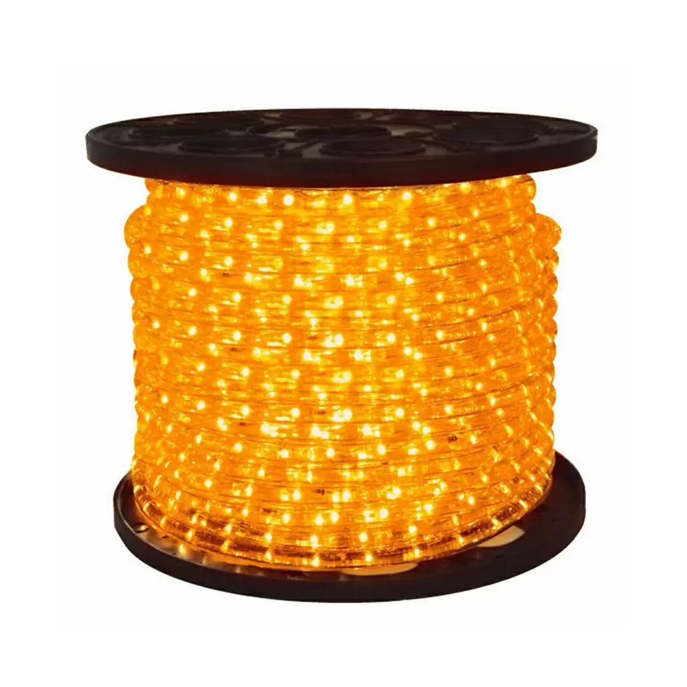 LumoGen 60 Watt 18 Meter Waterproof LED Rope light with connector - (Amber)