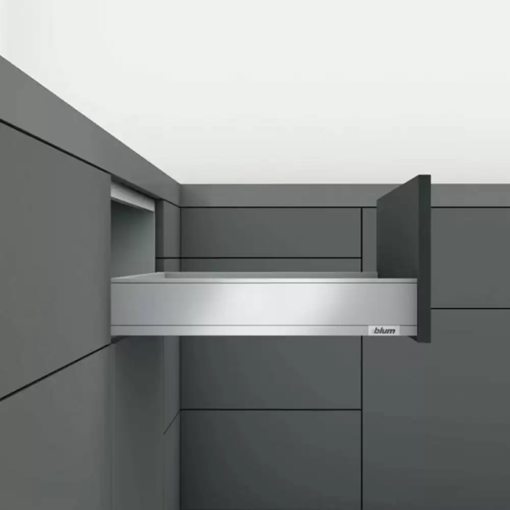 Blum 9469572 Legrabox Pure M Height 550 mm Drawer System- Orion Grey Matt Finish