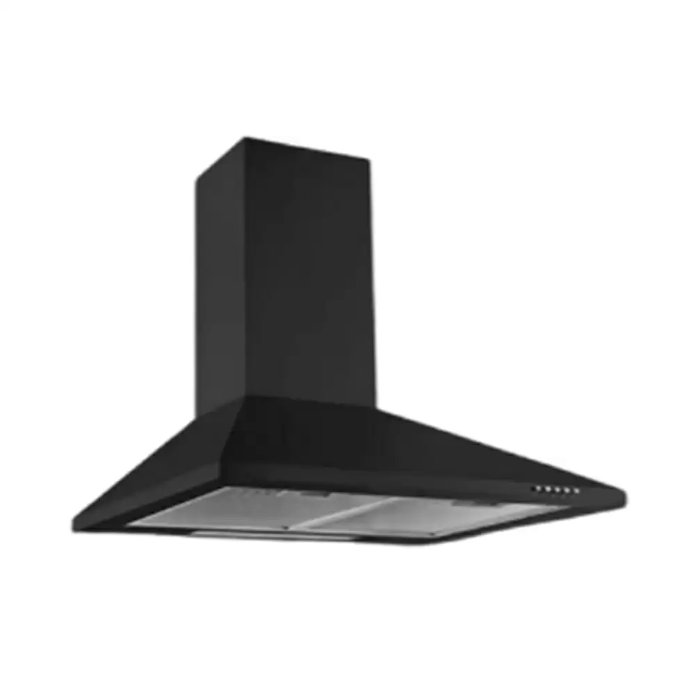 Kaff Base LX 60 cm Aluminum Filter Wall Mounted Kitchen Chimney, Suction Capacity - 700 Nm3/h (Black)