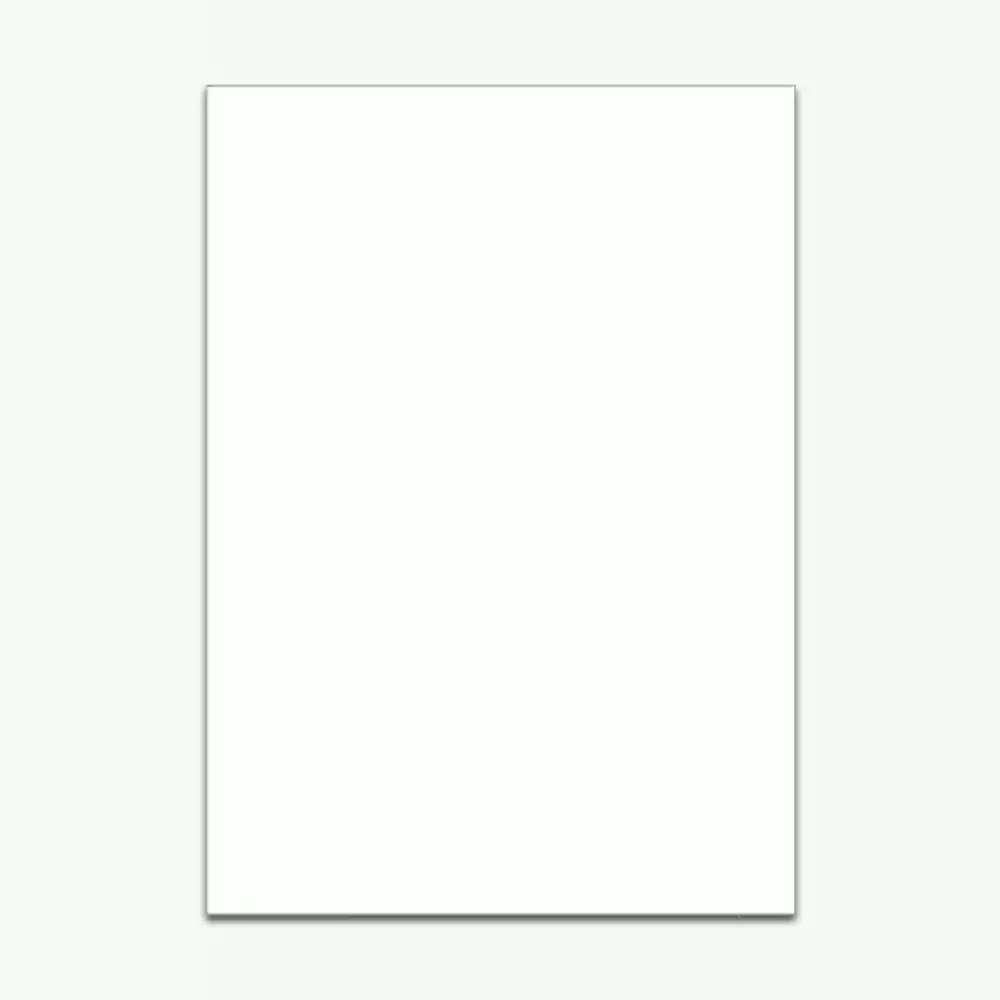 Crossbond Classic BSL 18 mm Thick Pre Laminated MDHMR Board (8 L x 4 W) Feet - (Super White, CB 8001)