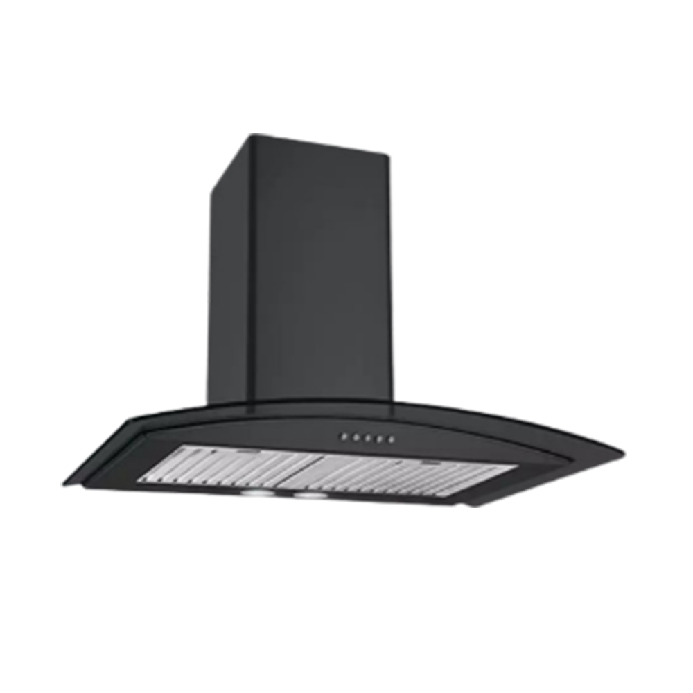 Kaff FLOLXBF60 Heavy Duty Baffle Filter Kitchen Chimney (Matt Black Rust Free Coating) - 60 cm