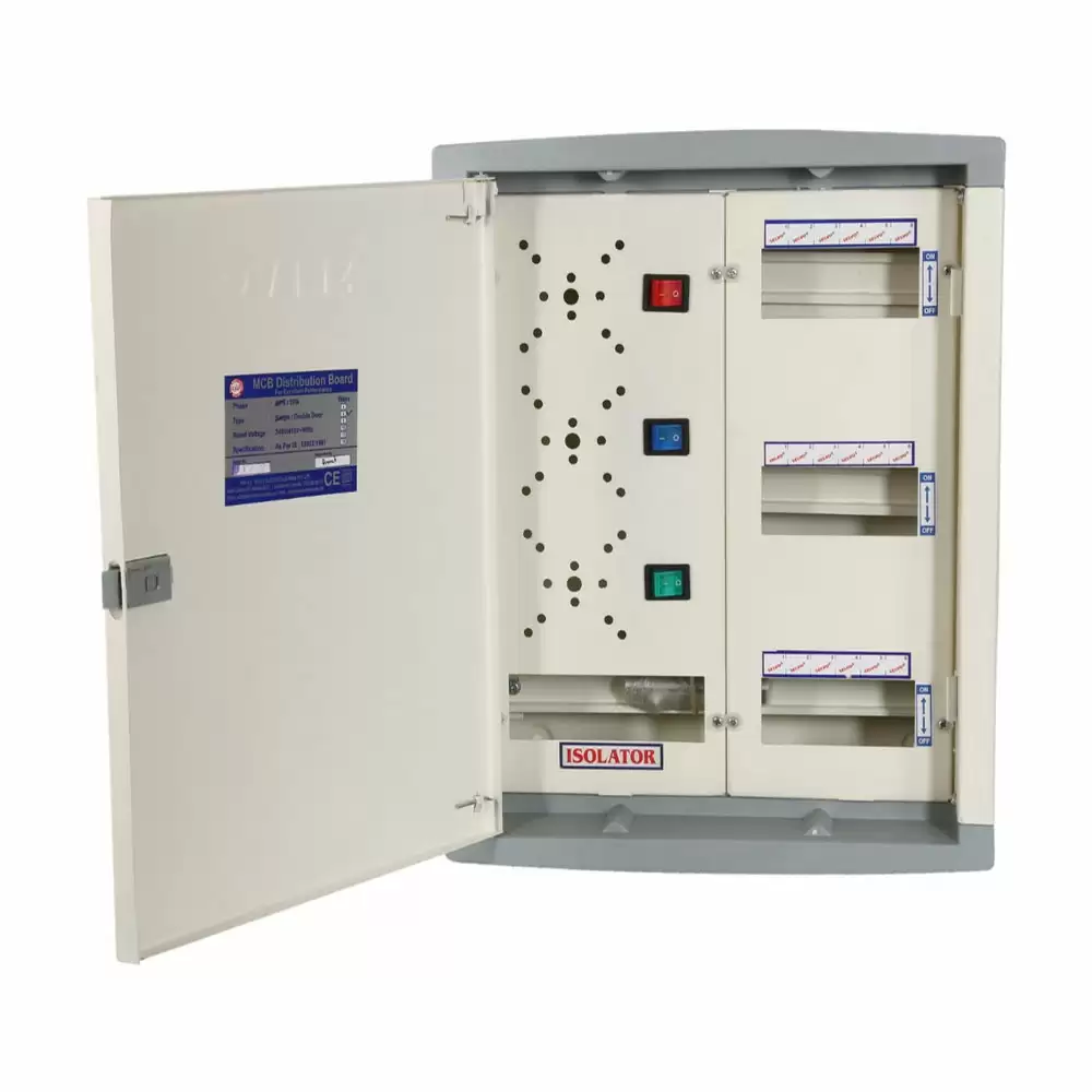 Selvo 6 Ways TPN Phase Selector Distribution Board Without Rotary Switch Fitted- GSELTPS11054