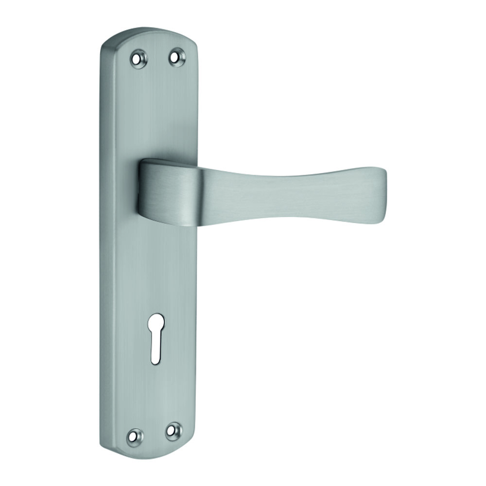 Harrison Ninja 65 mm KY Door Handleset - Satin Chrome Finish