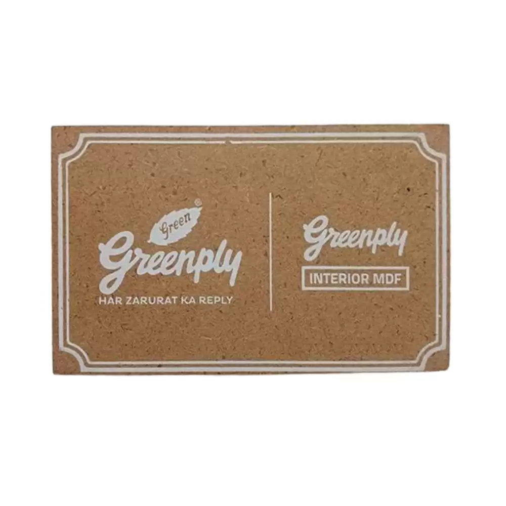 Greenply 7 mm Thick Interior Grade Plain MDF Board (8 L x 4 W) Feet