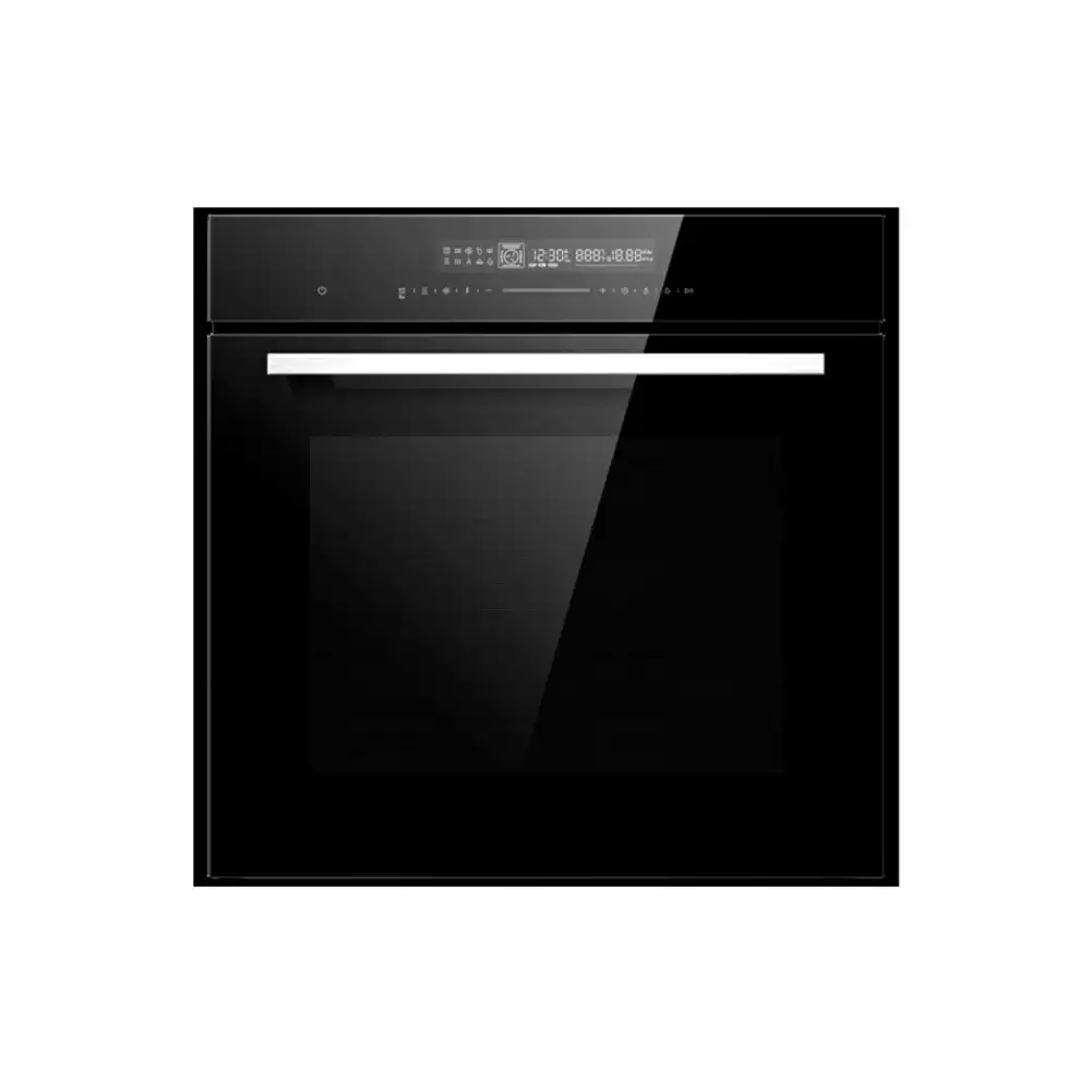 Elica EPBI 1167 MTC BK Built-In Electric Oven with Convection and Rotisserie, Capacity 80 Litre (Black)