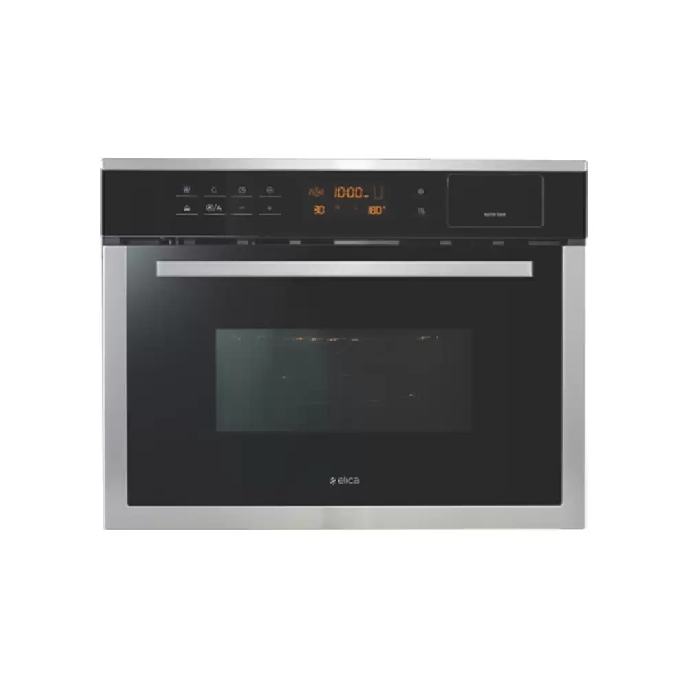 Elica EPBI 390 Compact Built-in Convection Oven Stainless Steel + Glass Finish, Capacity 39 Litre (Black)