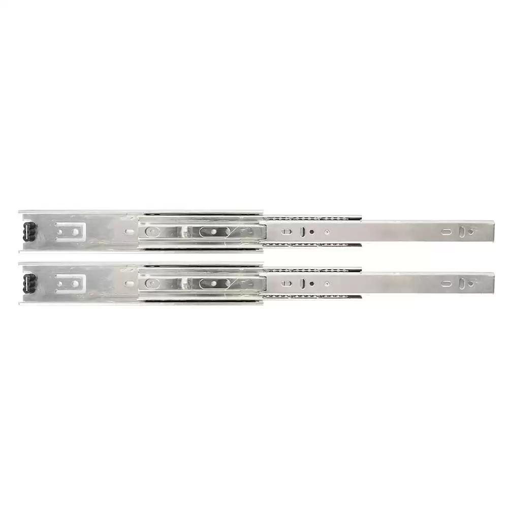 Link 24 Inch Ball Bearing Regular Close Drawer Channel- Zinc Finsh