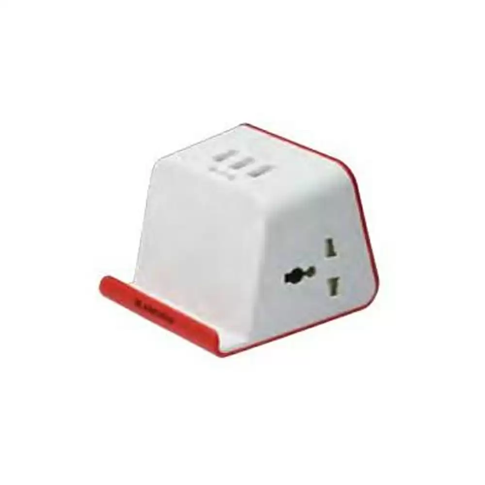 Anchor 10 Amp Extension Socket With 3 Amp 3 USB Ports, 1.5 Mtr Extension Cord - White & Red  (22051)