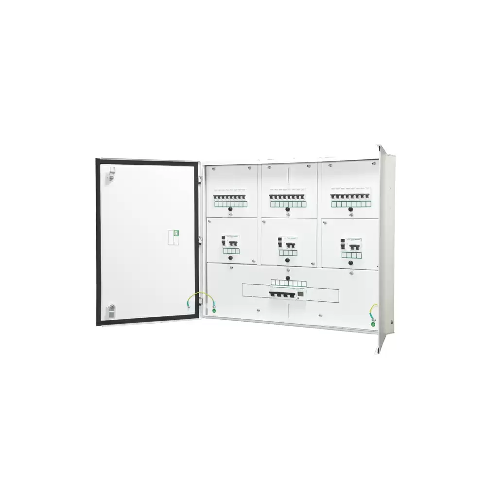 Schneider Electric 6 Way Phase Segregated Double Door Distribution Board