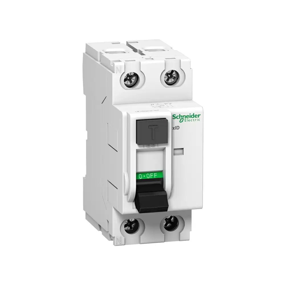 Schneider Electric Acti9 xID 25 Amp Double Pole 30mA AC RCCB