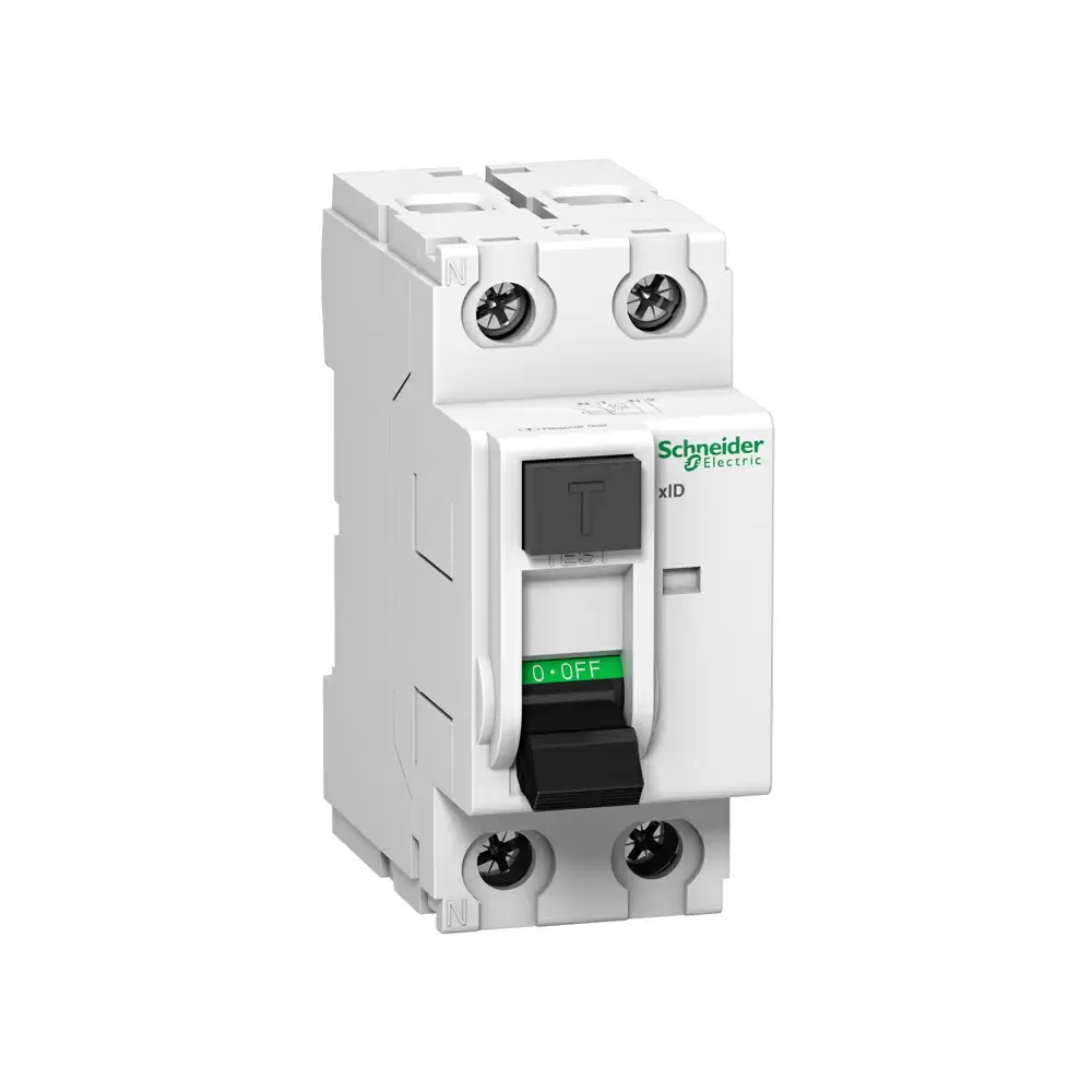 Schneider Electric Acti9 xID 63 Amp Double Pole 30mA AC RCCB