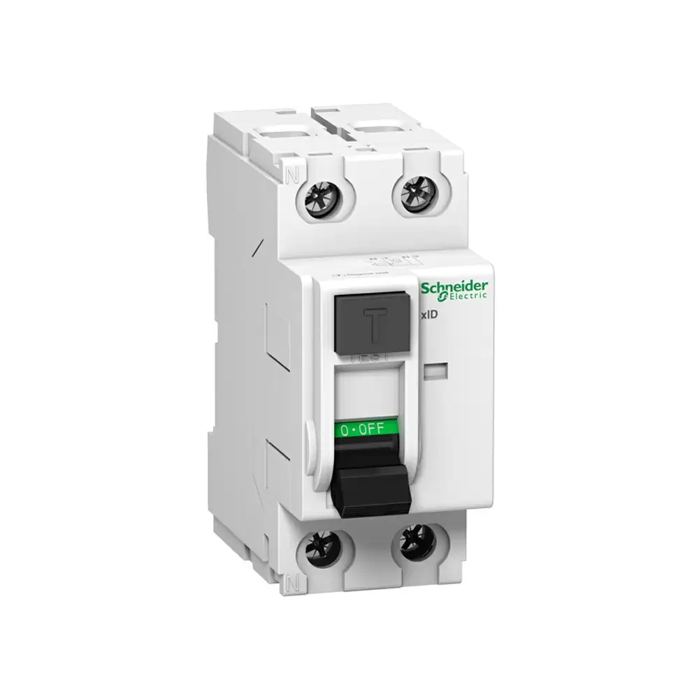 Schneider Electric Acti9 xID 40 Amp Double Pole 30mA A-SI RCCB