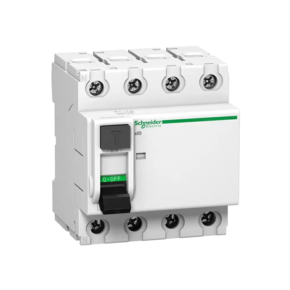 Schneider Electric Acti9 xID 25 Amp Four Pole 30mA AC RCCB