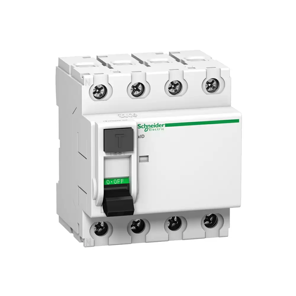 Schneider Electric Acti9 xID 25 Amp Four Pole 300mA AC RCCB